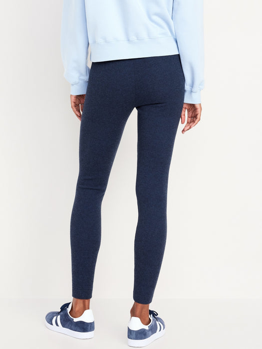High-Waisted Cozy Ribbed Leggings