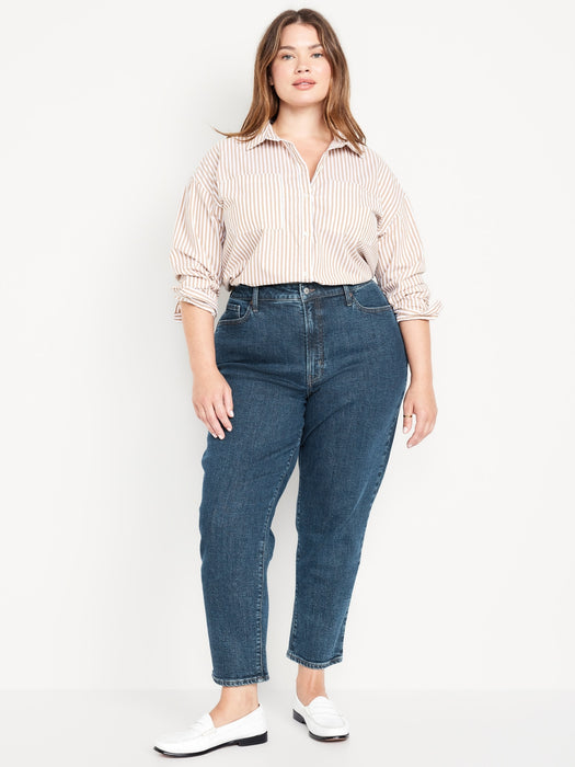 Curvy High-Waisted OG Straight Ankle Jeans