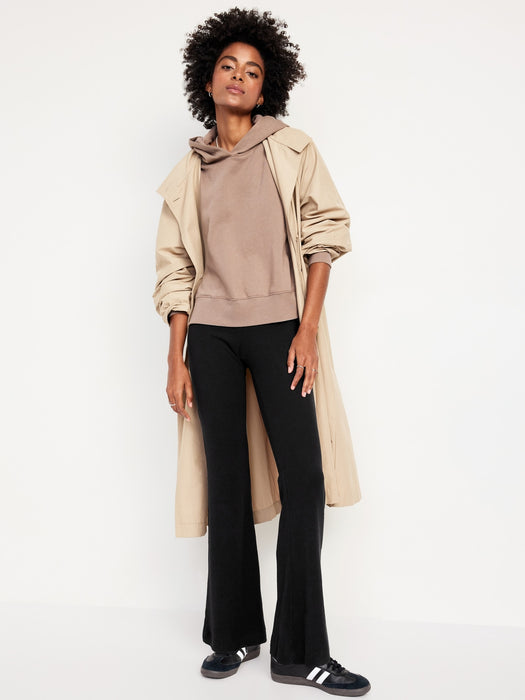 High-Waisted Cozy Ribbed Flare Leggings