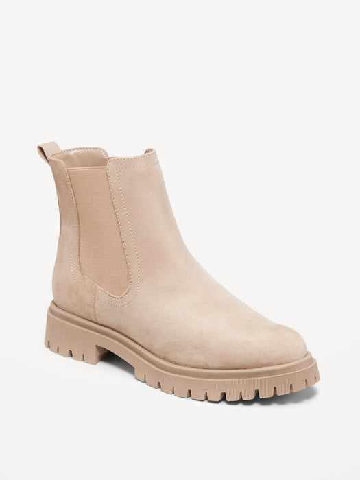 Chunky Heel Chelsea Boot