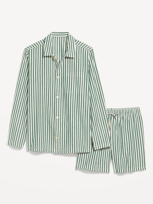 Poplin Pajama Short Set
