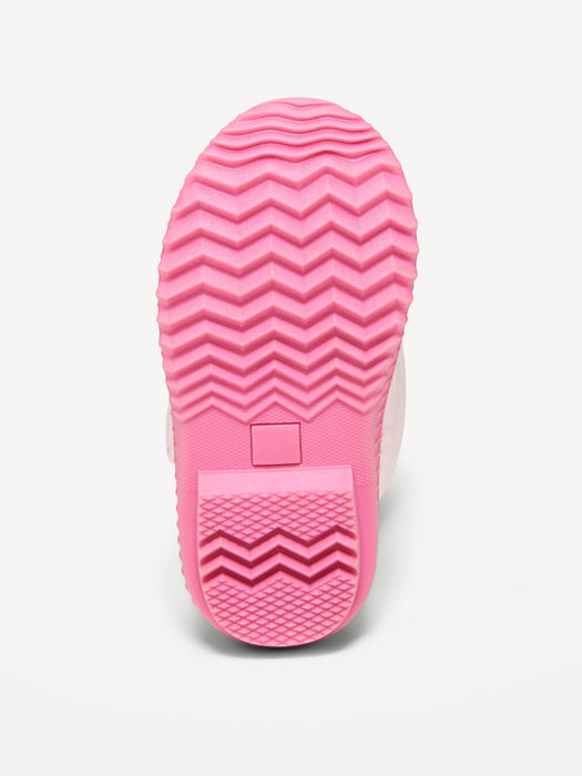 Color-Block Duck Boots for Toddler Girls