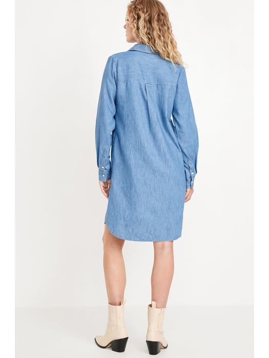Jean Mini Shirt Dress