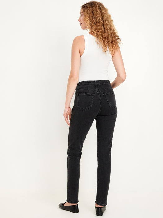 High-Waisted Vintage Slim Jeans