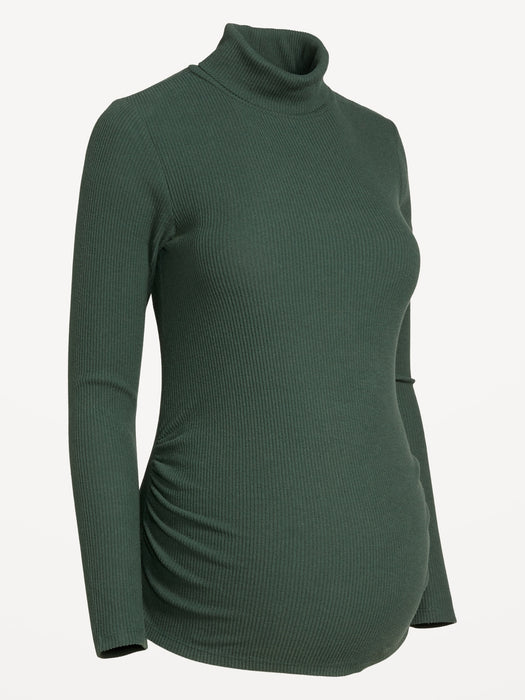 Maternity Ribbed Turtleneck