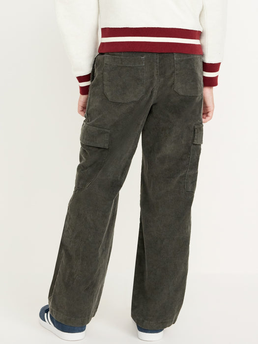 Baggy Corduroy Cargo Pants for Boys