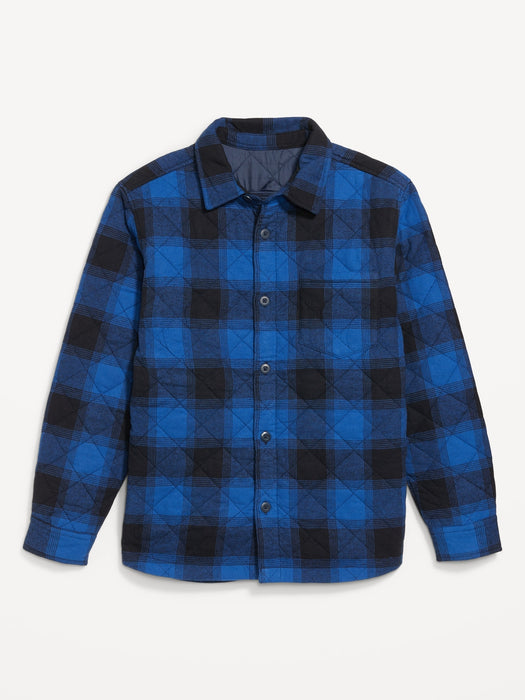 Quilted Button-Down Shacket