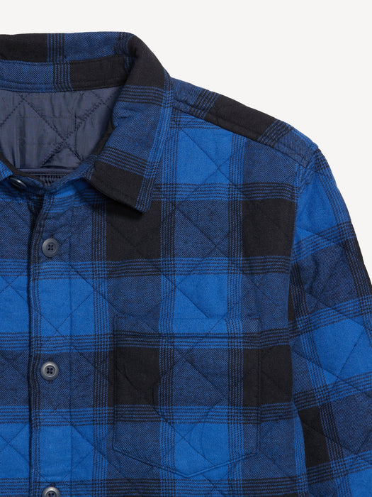 Quilted Button-Down Shacket