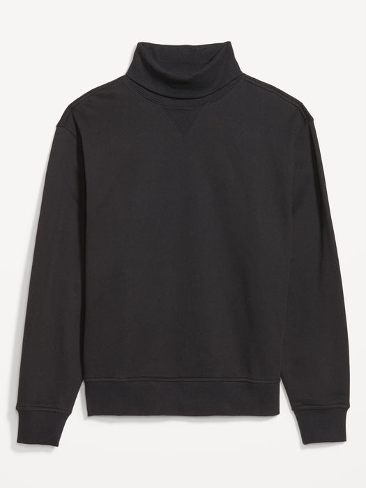 Fleece Turtleneck Sweatshirt