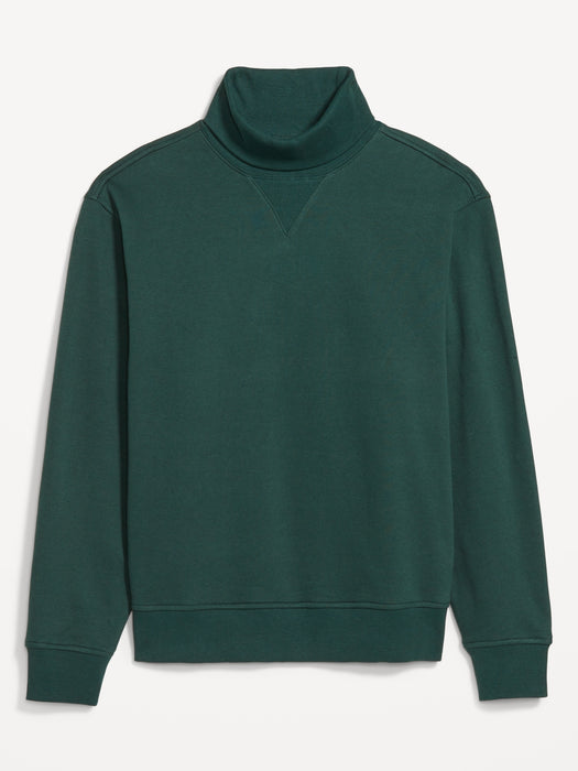 Fleece Turtleneck Sweatshirt
