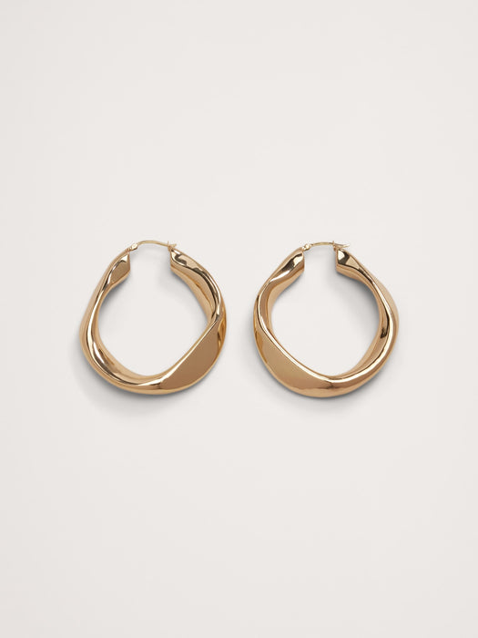 Clio Hoop Earrings by Aureus + Argent