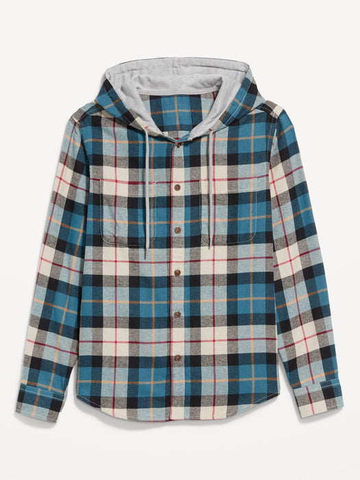 Hooded Flannel Shirt