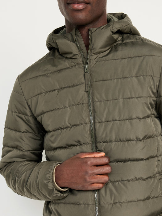 Water-Resistant Narrow-Channel Puffer Jacket
