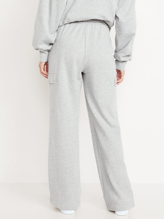 Extra High-Waisted SoComfy Cargo Wide-Leg Sweatpants