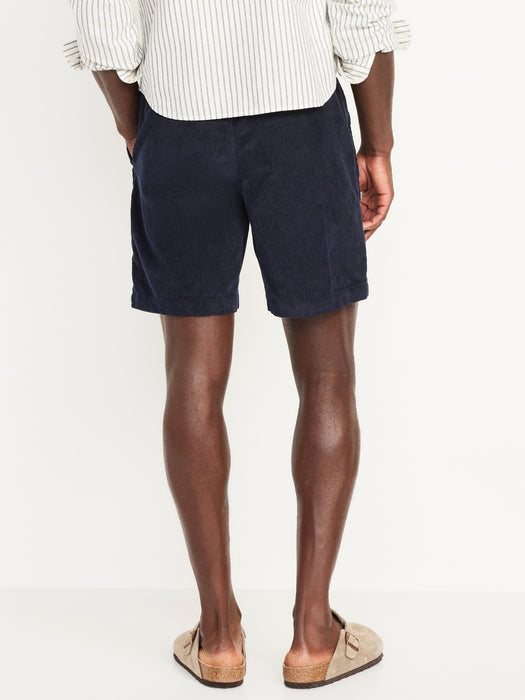 Corduroy Jogger Shorts -- 7-inch inseam