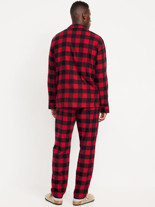Flannel Pajama Set for Men