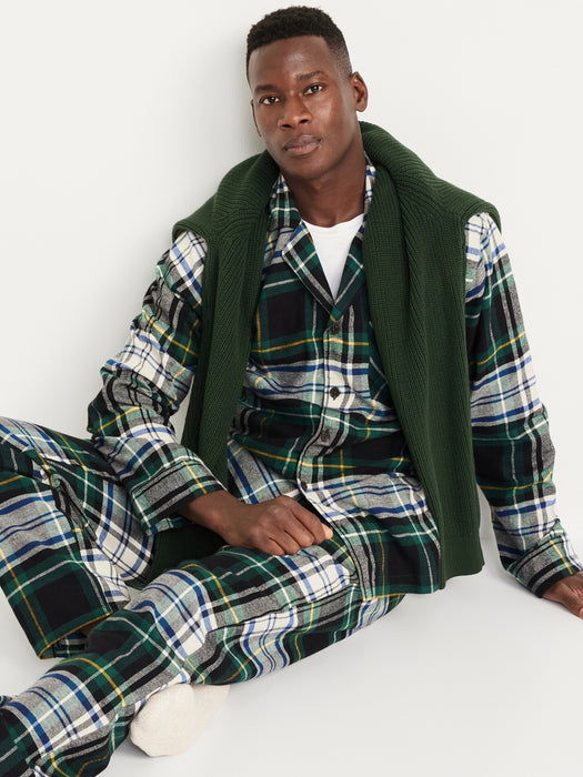 Flannel Pajama Set for Men