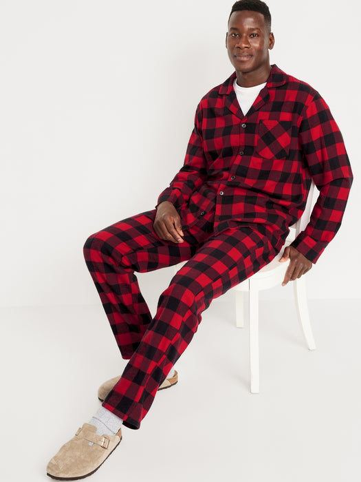 Flannel Pajama Set for Men