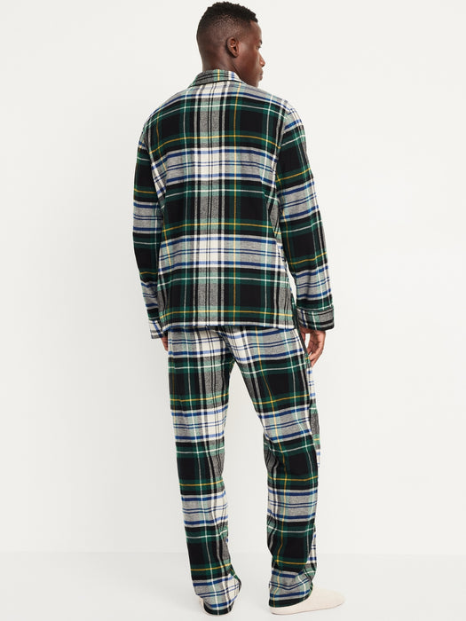 Flannel Pajama Set for Men