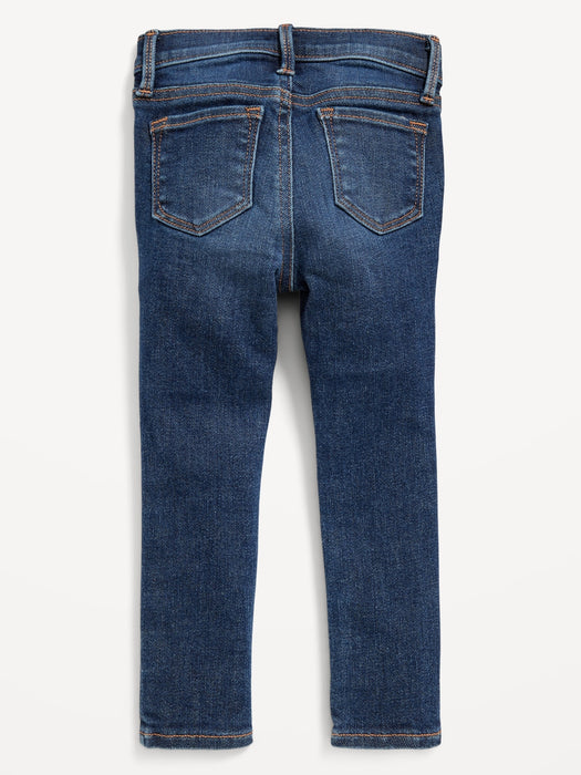 High-Waisted Rockstar 360° Stretch Embroidered Jeggings for Toddler Girls