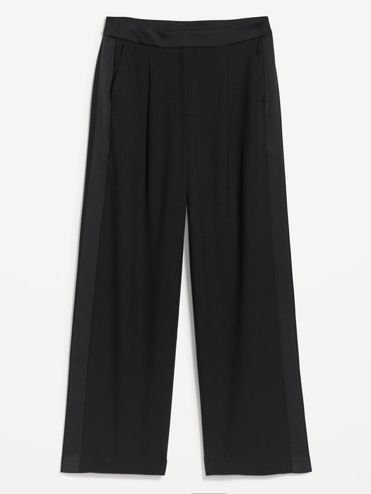 Extra High-Waisted Tuxedo Wide-Leg Pants