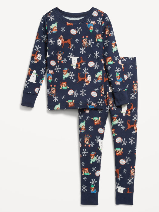 Printed Snug-Fit Pajama Set for Toddler &amp; Baby