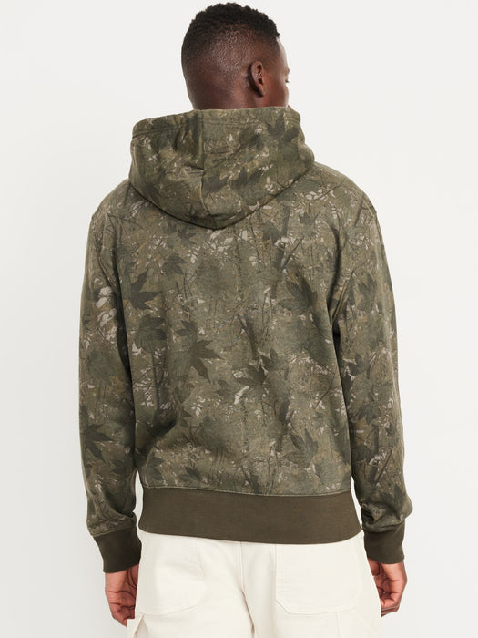 Printed Full-Zip Hoodie