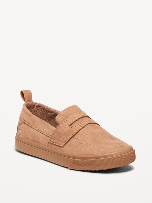 Faux-Suede Sneaker Loafers for Toddler Boys
