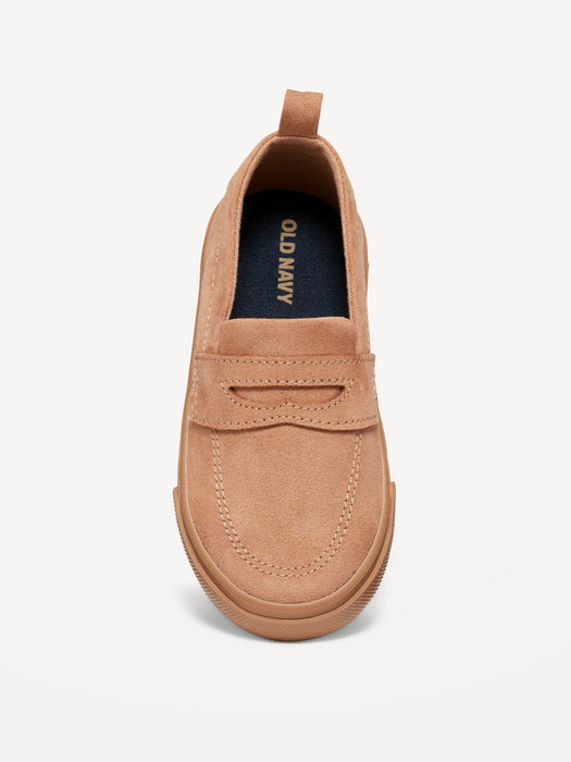 Faux-Suede Sneaker Loafers for Toddler Boys
