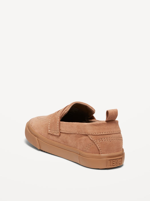 Faux-Suede Sneaker Loafers for Toddler Boys