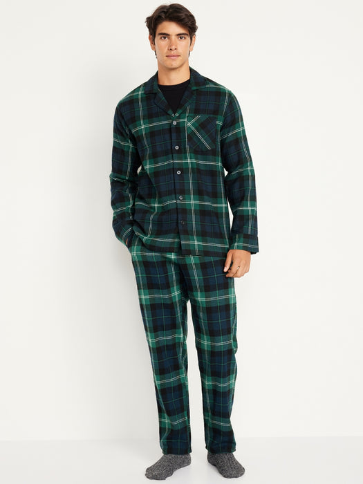 Flannel Pajama Set for Men