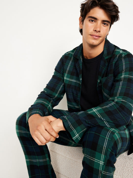 Flannel Pajama Set for Men
