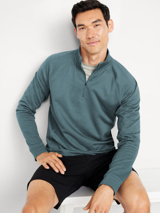 Go-Dry Cool Waffle Quarter Zip