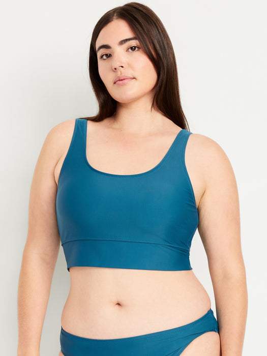 Matte Longline Swim Top