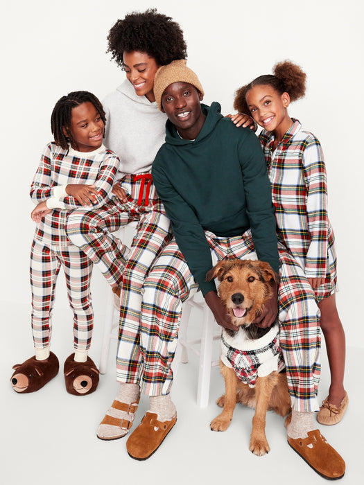 Maternity Matching Flannel Pajama Set