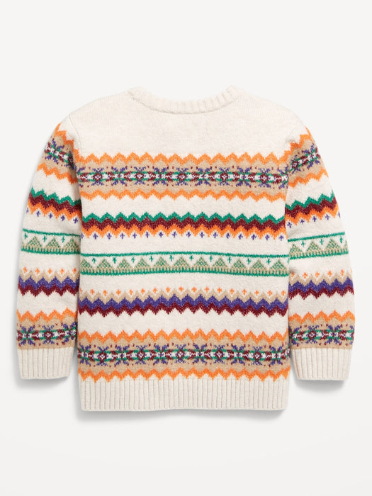 SoSoft Fair Isle Sweater for Toddler Boys