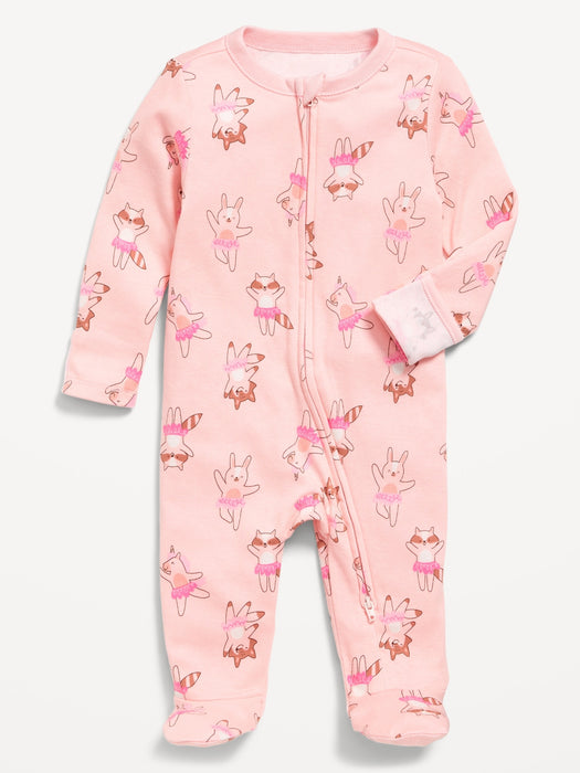 2-Way-Zip Sleep &amp; Play Footed One-Piece for Baby