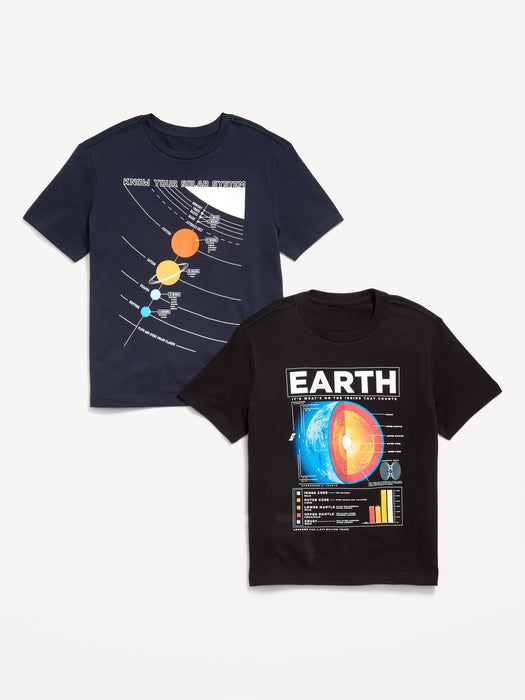 Short-Sleeve Graphic T-Shirt 2-Pack for Boys