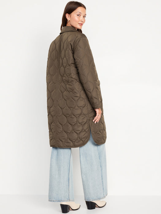 Quilted Long Jacket