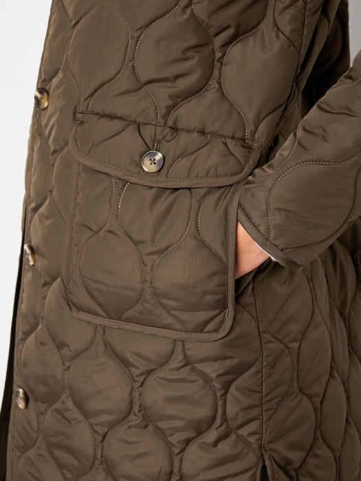 Quilted Long Jacket