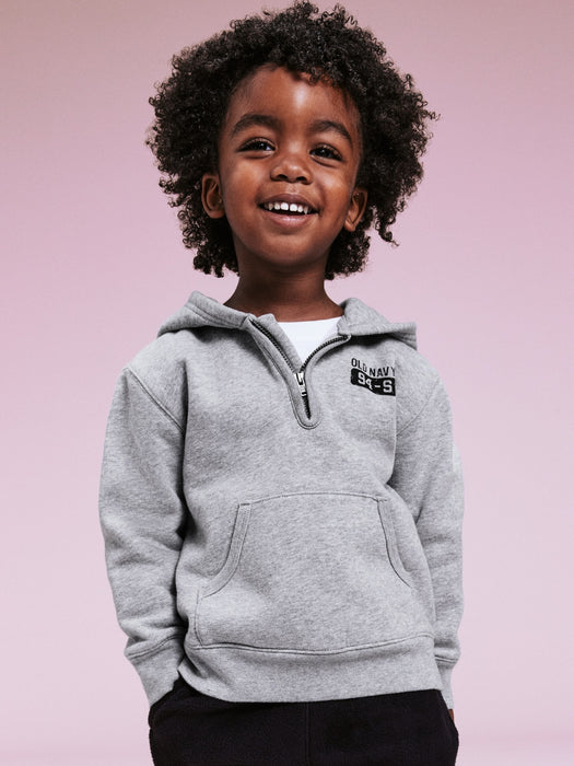 '94 Unisex Half-Zip Logo-Graphic Hoodie for Toddler