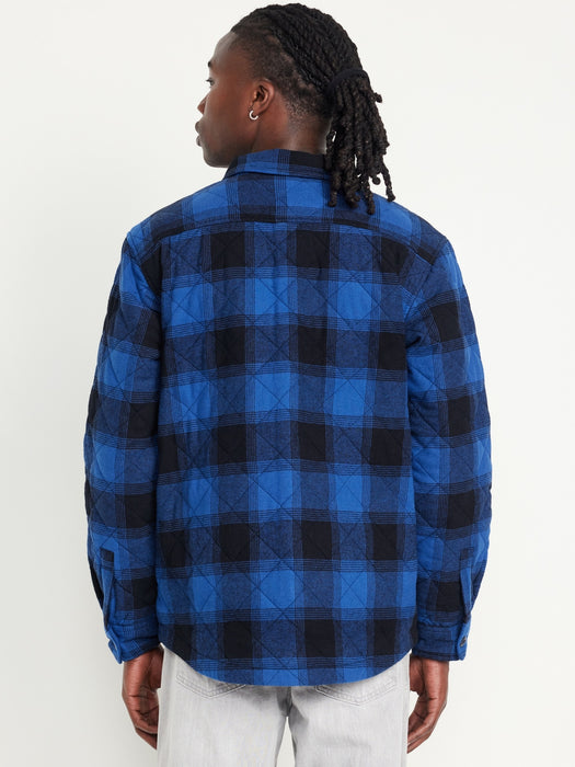 Quilted Button-Down Shacket