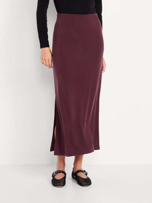 Ribbed Maxi Skirt