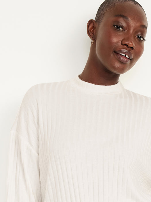 Cozy Mock-Neck Tunic