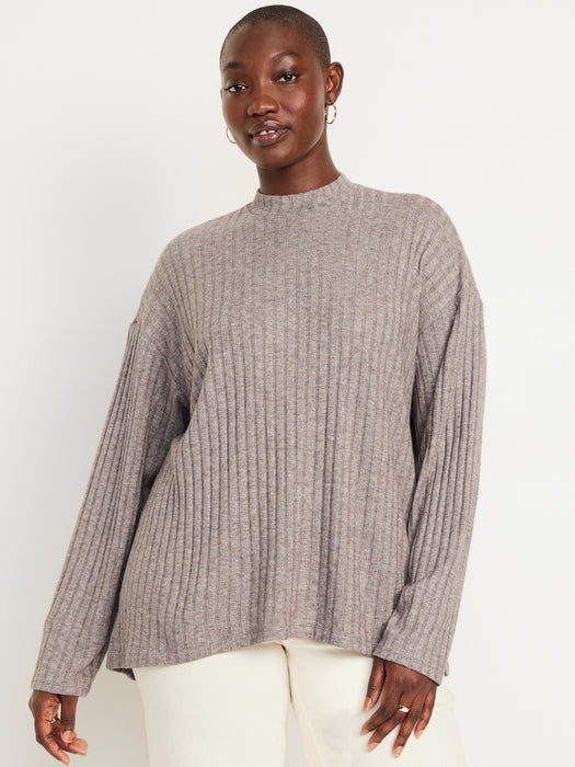 Cozy Mock-Neck Tunic
