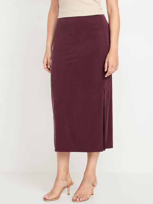 Ribbed Maxi Skirt