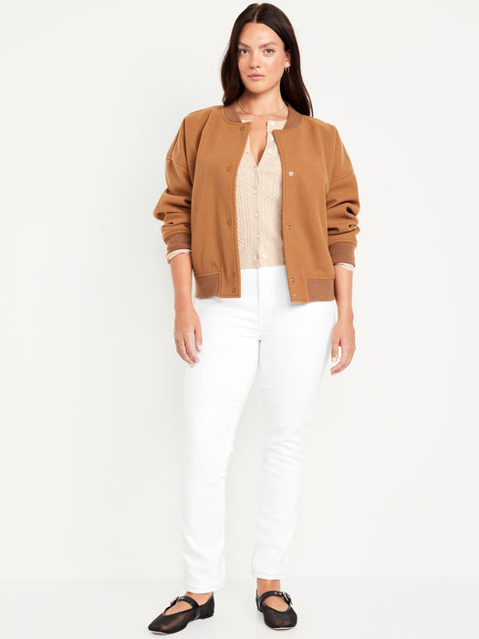 High-Waisted Vintage Slim Jeans