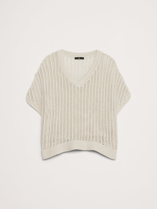 Oversized Cotton Dolman Sweater Top