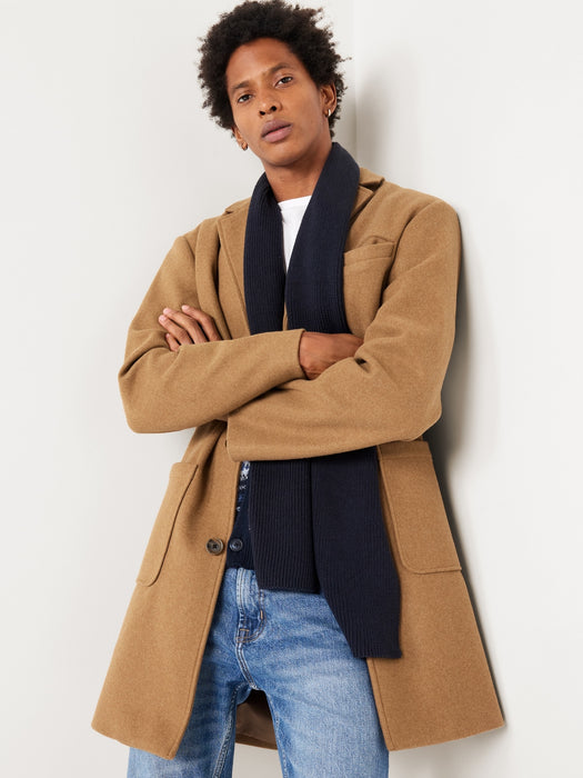 Button-Front Topcoat