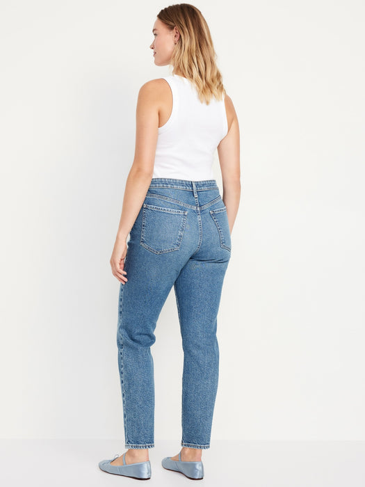 High-Waisted OG Straight Ankle Jeans